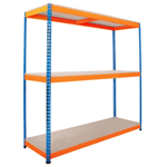 Heavy Rivet Shelving 3 Shelves up to 600kg UDL with FREE UK Delivery