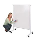 Height Adjustable Double Sided Mobile Whiteboard