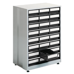 High density storage cabinet