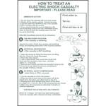How To Treat An Electric Shock Casualty Wall Chart