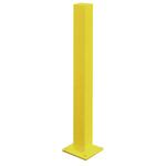 Yellow heavy-duty impact protection bollard