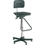 Industrial chair high lift classic with footrest