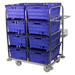 Stock Picking Trolley with Buffers