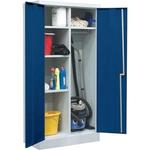 Janitors Utility Cupboards 5 Compartments & Clothes Rail