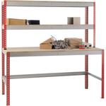 Just Workstations Chipboard Top & 2 Upper Shelves