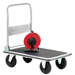 Large wheel folding trolley