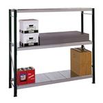 Longspan Shelving Bays 3 Galvanised Steel Shelves