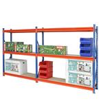 Heavy Duty Longspan Racking Extension Bays with 3 Shelves