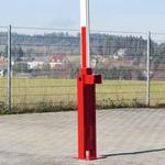 Manually Operated Counterweight Entry Barrier - Rising Support Post