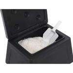 30L grit bin and 10kg white de-icing salt