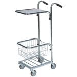 Mini Trolleys with Shelf and Baskets, 35kg Capacity