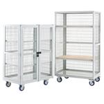 500kg mobile distribution trolleys with shelves