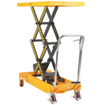 Mobile scissor lift table