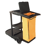 Multi-purpose Cleaning Trolley with Garment Bag