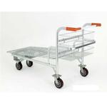 Nestable Platform Truck with Integral Rear Basket