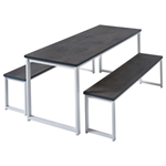 Otto dining table and benches