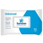 SureSan Anti-Bacterial Wipes - Pack of 72