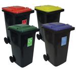 Pack of Four Recycling Wheelie Bins 240 litres with FREE UK Delivery