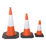 Pallet of Highwayman 2-Piece Traffic Cones