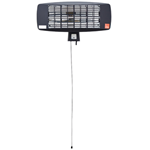 Wall-mounted patio heater