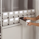 Stormor shelving Plastic Drawers