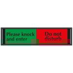 Please Knock and Enter / Do Not Disturb Slider Sign for Doors