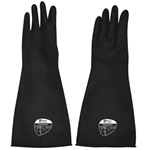Polyco Chemical Resistant Black Rubber Gloves