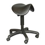 Polyurethane Saddle Stool with Castors