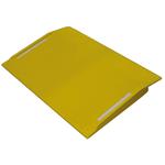 Portable yellow kerb ramp