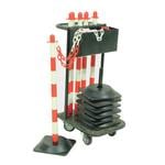 Plastic Post and Chain Trolley