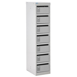 Post box locker with seven boxes - 25mm slot