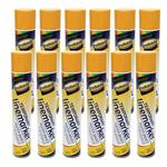 ProSolve yellow temporary linemarking spray paint - pack of 12