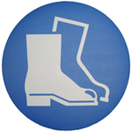 Protective Footwear Warning Graphic Floor Marker