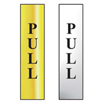 Vertical Pull Mini Sign