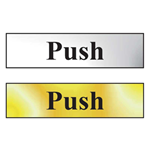 Push Mini Sign