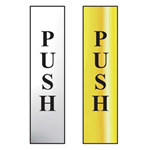 Vertical Push Mini Sign
