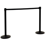 Retractable Barrier System with 2 Posts