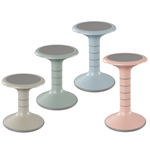 Ricochet wobble stools in a range of heights