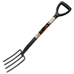 Rolson Carbon Steel Gardening Border Fork 