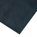 Ribbed rubber electrical safety matting