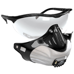 JSP Filterspec safety spectacles with FFP2 filter mask