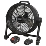 Mains or Battery Powered 16" High Velocity Drum Fan