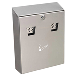 Stainless Steel Wall Mounted Cigarette Bin