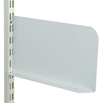 Shelf Ends for Twinslot wall mounted shelving (Pack of 10 pairs)