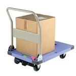 Silentmaster 300kg purple platform trolley with brake and folding handle