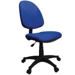 Single Lever Operator Chair, Blue and Black, Optional Arms
