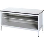 Sitting Height Mail Sorting Bench with base & centre shelf