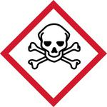 Skull and Cross Bones Pictogram GHS Labels