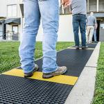 Social Distancing Walkway Matting 12m Roll
