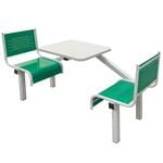 Metal Canteen Table Seating Units, 2, 4 and 6 seats, 4 Colour Options